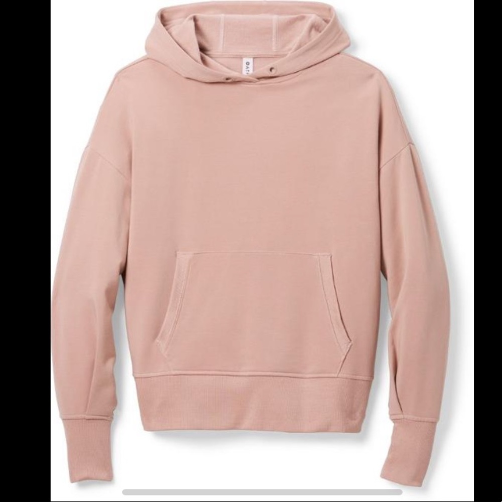 NWT ATHLETA Balance Hoodie in Mocha Latte